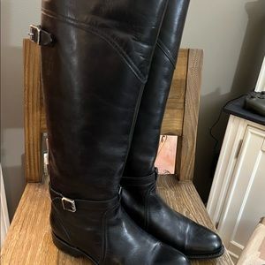 Womens Black frye riding boots